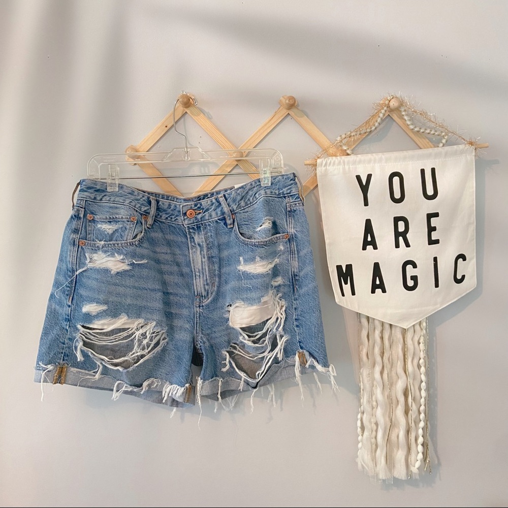 american eagle shorts size 12